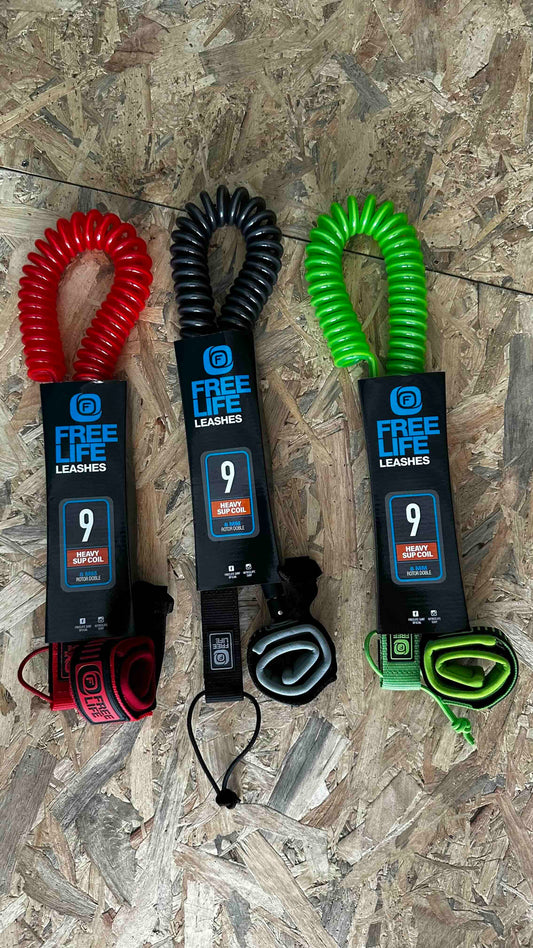 FREE LIFE Leashes  Heavy SUP Coil 9